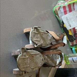 Kids Adjustable Metal Roller Skate - Brown